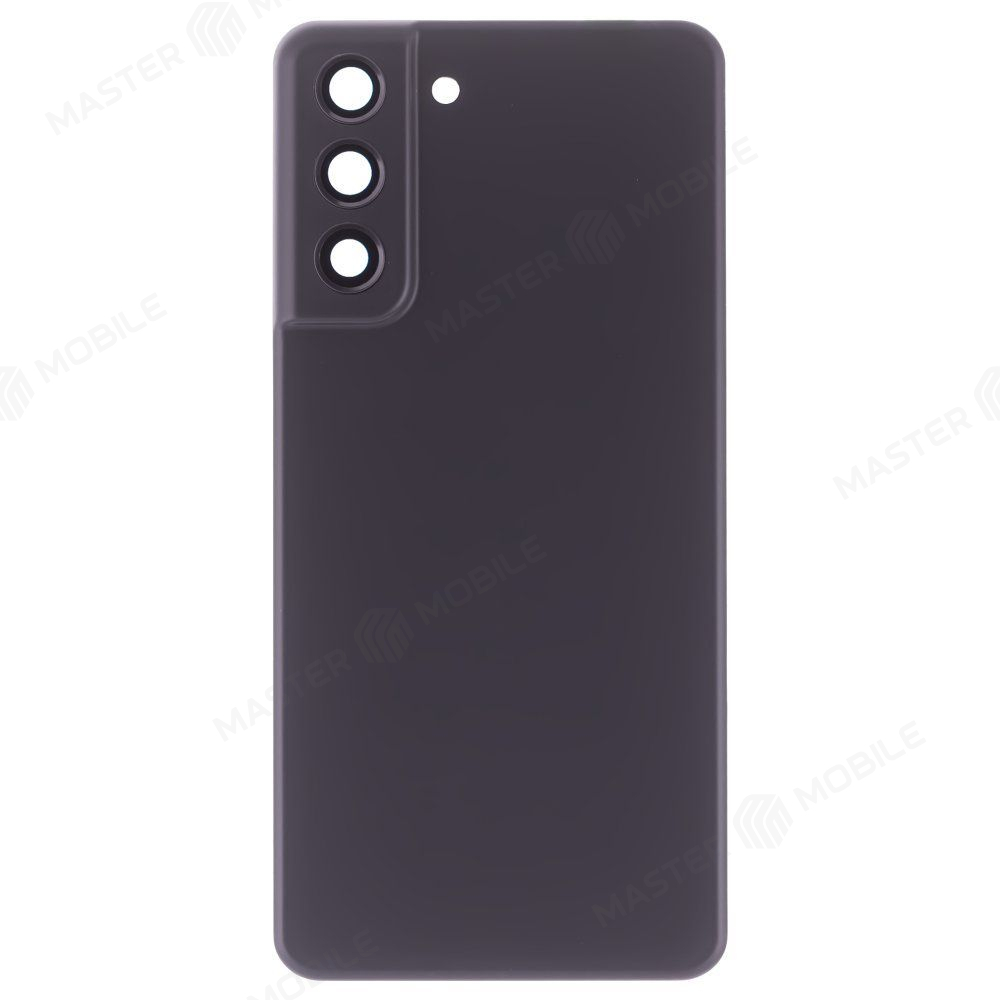 Задняя крышка для Samsung G990 Galaxy S21 FE (черный) (в сборе со стеклом камеры) (ORIG100)