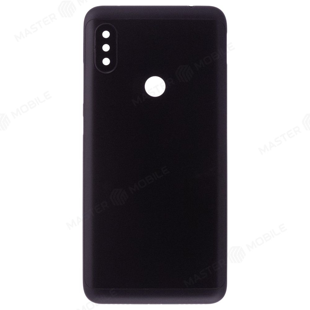 Задняя крышка для Xiaomi Redmi Note 6 Pro (M1806E7TG) (черный) (в сборе со стеклом камеры)