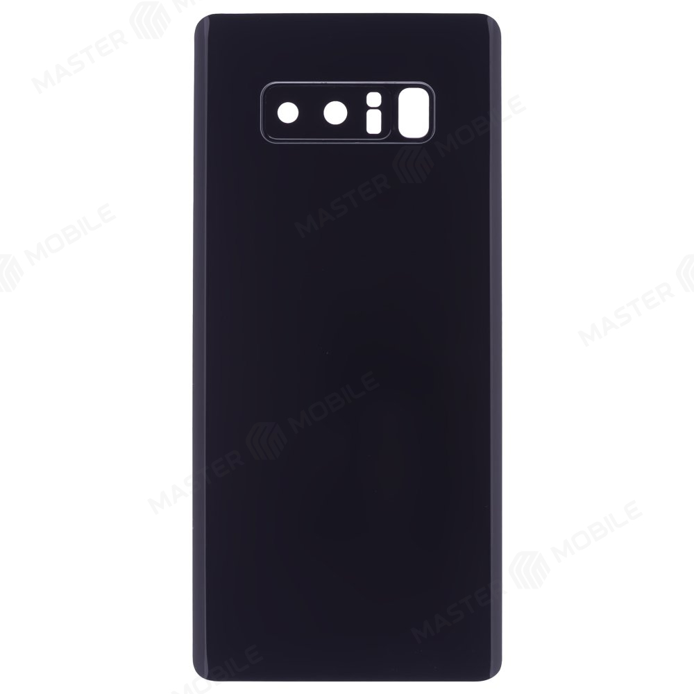 Задняя крышка для Samsung N950 Galaxy Note 8 (черный) (в сборе со стеклом камеры)