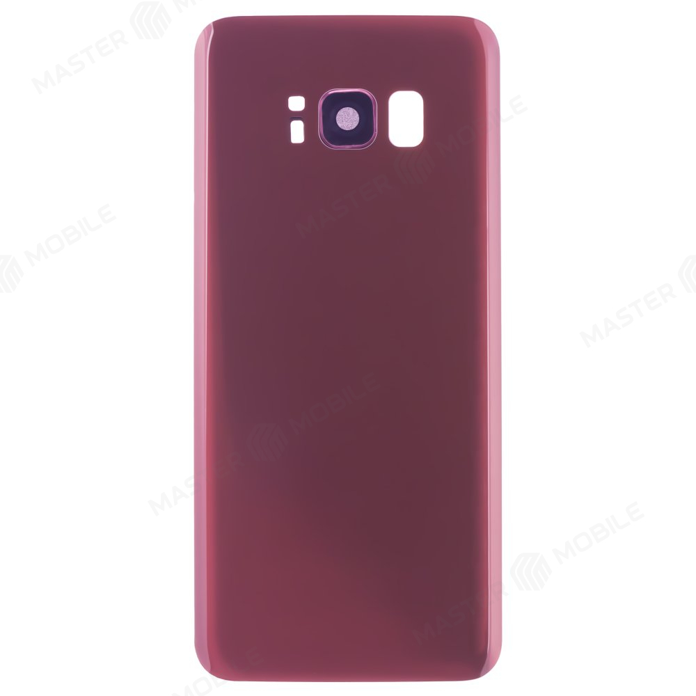 Задняя крышка для Samsung G950 Galaxy S8 (красный) (в сборе со стеклом камеры)