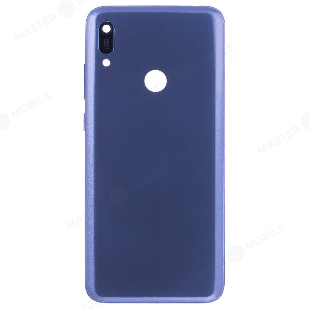 Задняя крышка для Huawei Y6 2019 (MRD-LX1F) (синий) (в сборе со стеклом камеры)