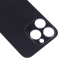 Задняя крышка для Apple iPhone 14 Pro (черный) (с широким отверстием) (Premium) фото №3