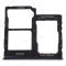 Держатель сим-карты для Samsung A315 Galaxy A31 / A405 Galaxy A40 (черный) фото №1