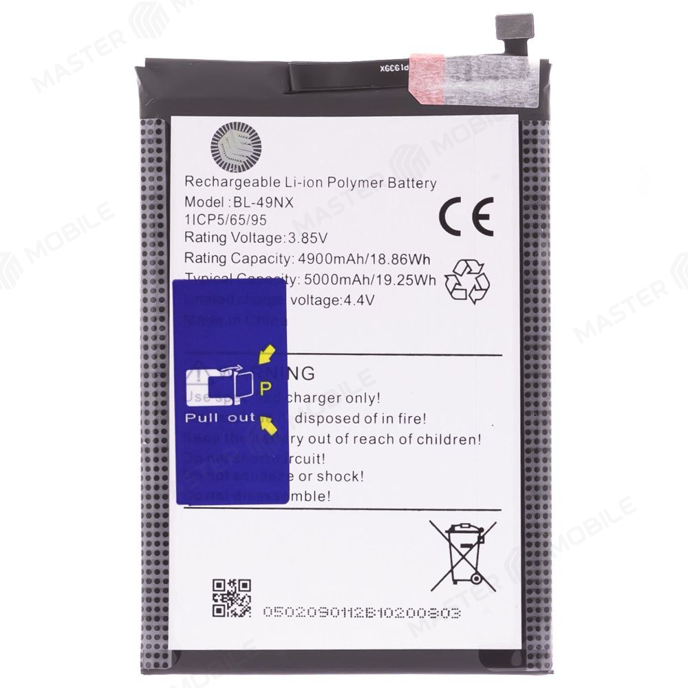 Аккумулятор для Infinix Smart 9 (X6532) / 9 HD (X6532C) / 10 (X6725) (BL-49NX) (узкий коннектор) (Premium)