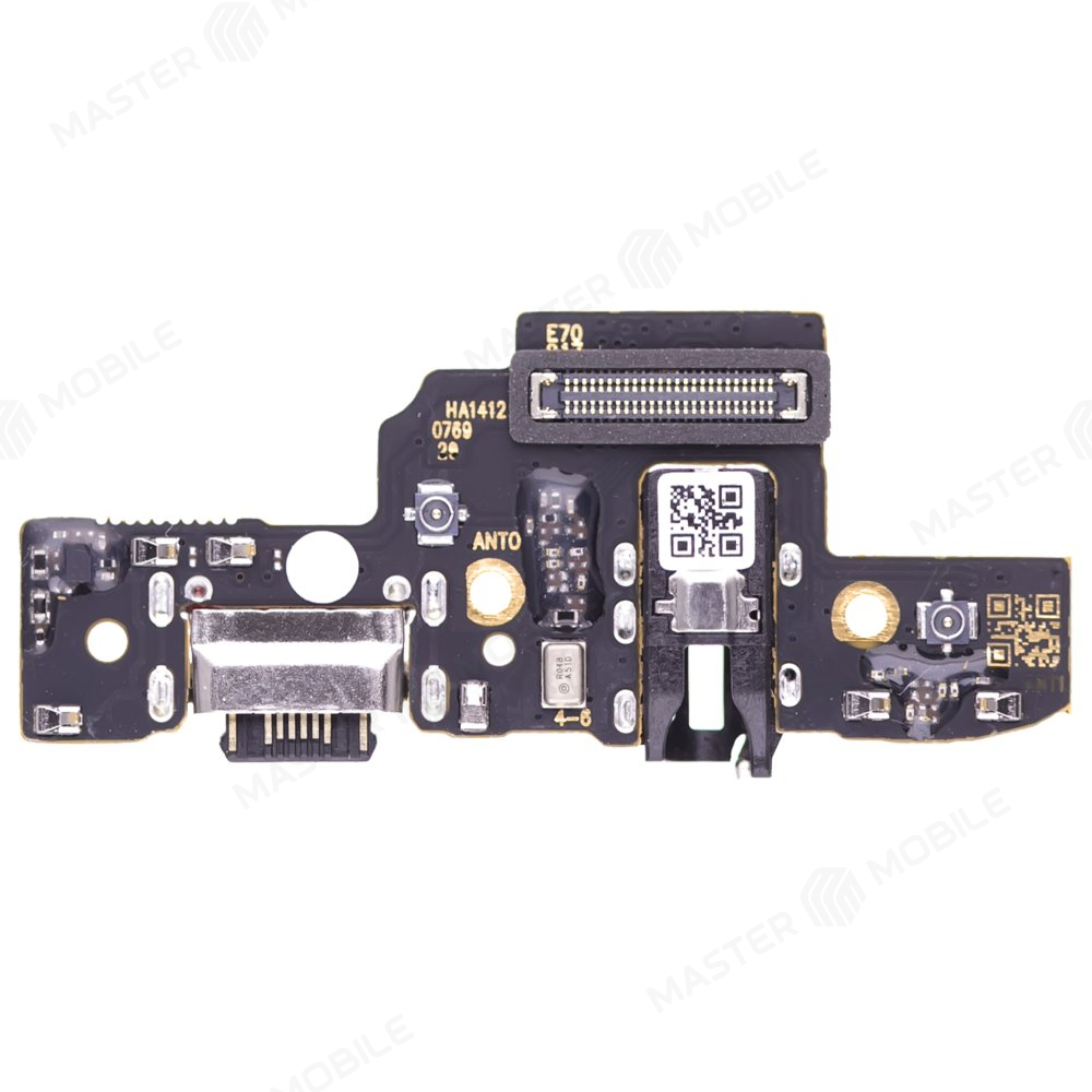 Нижняя плата для Xiaomi Poco M4 5G (22041219PG) с комп. + разъем зарядки + микрофон