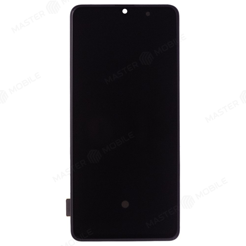 Дисплей для Samsung A415 Galaxy A41 (в сборе с тачскрином) (черный) (в рамке) (ORIG100)