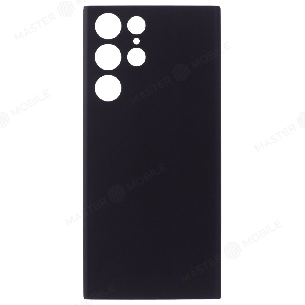 Задняя крышка для Samsung S908 Galaxy S22 Ultra (черный)