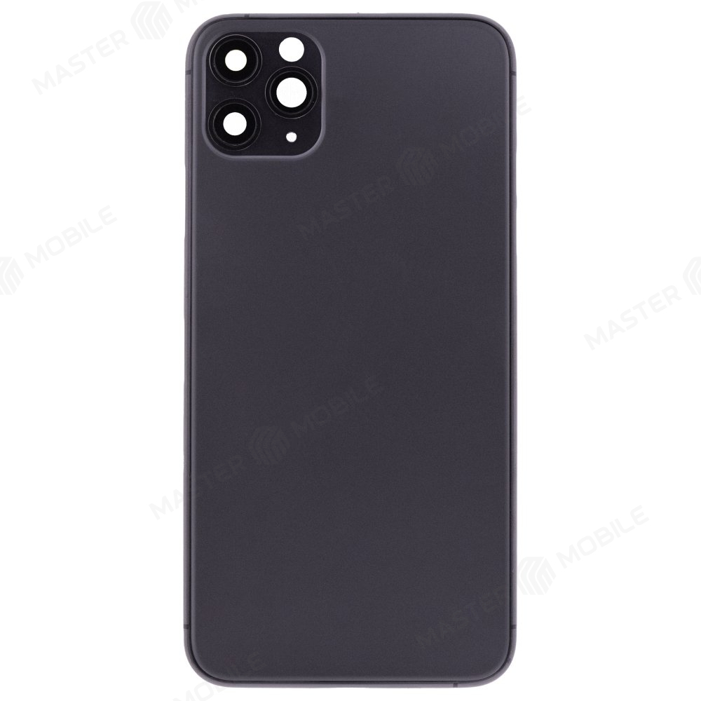 Корпус для Apple iPhone 11 Pro Max (серый) (Premium)