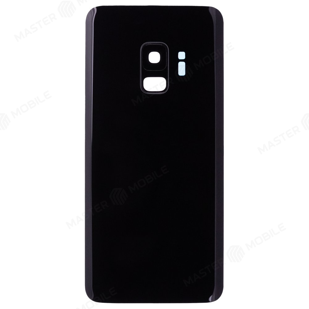 Задняя крышка для Samsung G960 Galaxy S9 (черный) (в сборе со стеклом камеры)