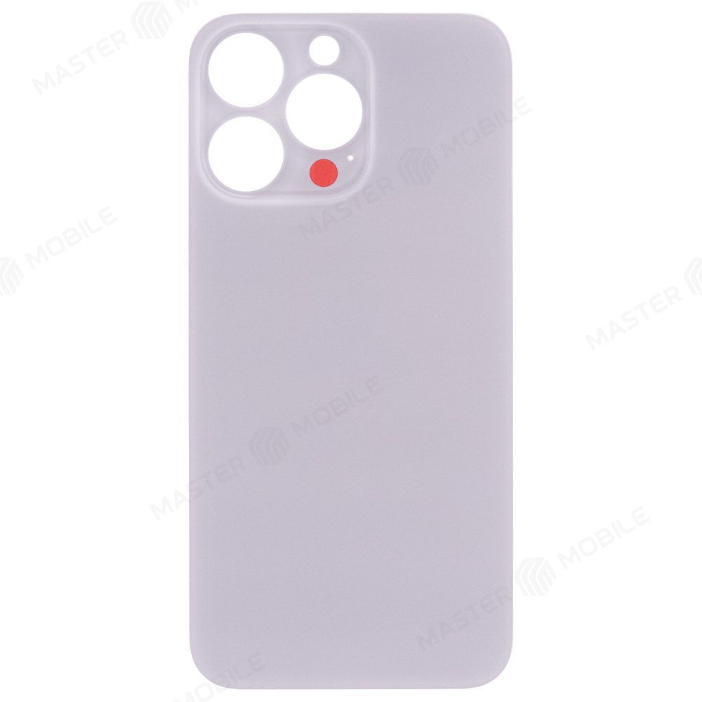 Задняя крышка для Apple iPhone 13 Pro (белый) (с широким отверстием) (Premium)