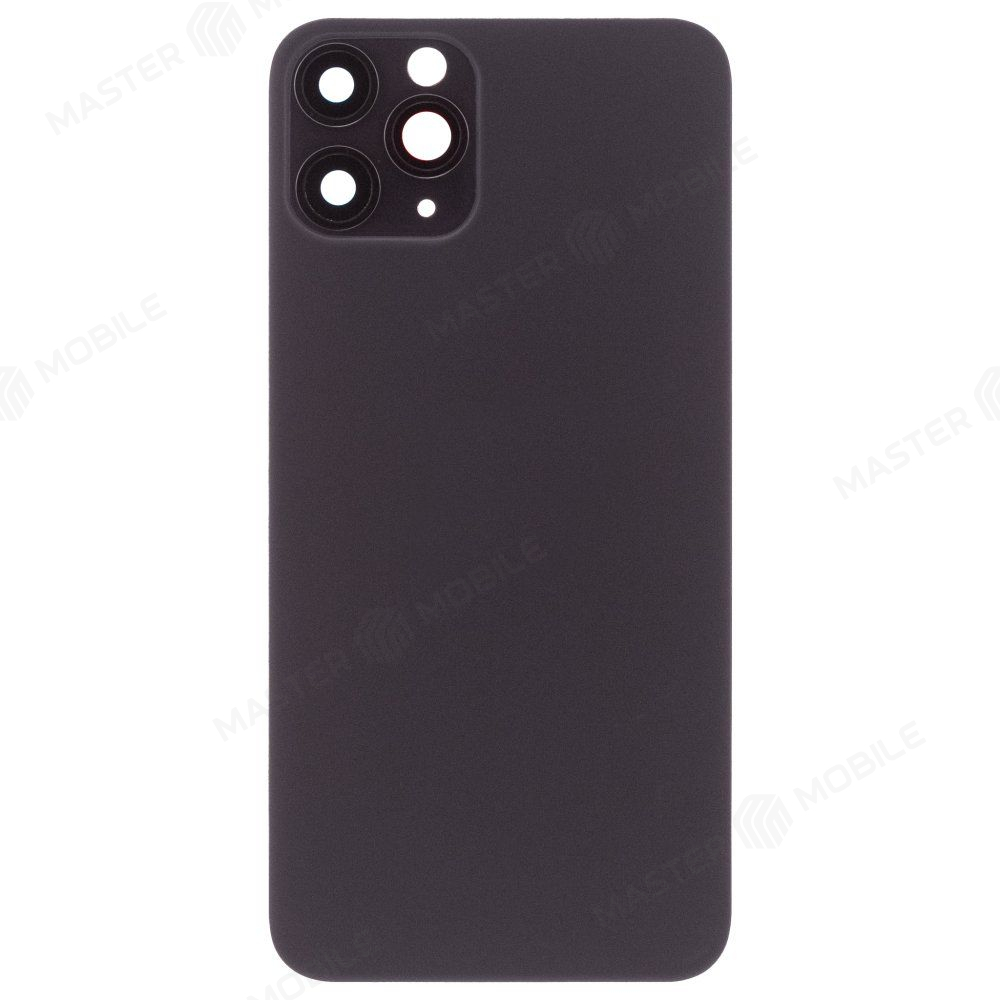 Задняя крышка для Apple iPhone 11 Pro (серый) (в сборе со стеклом камеры) (Premium)