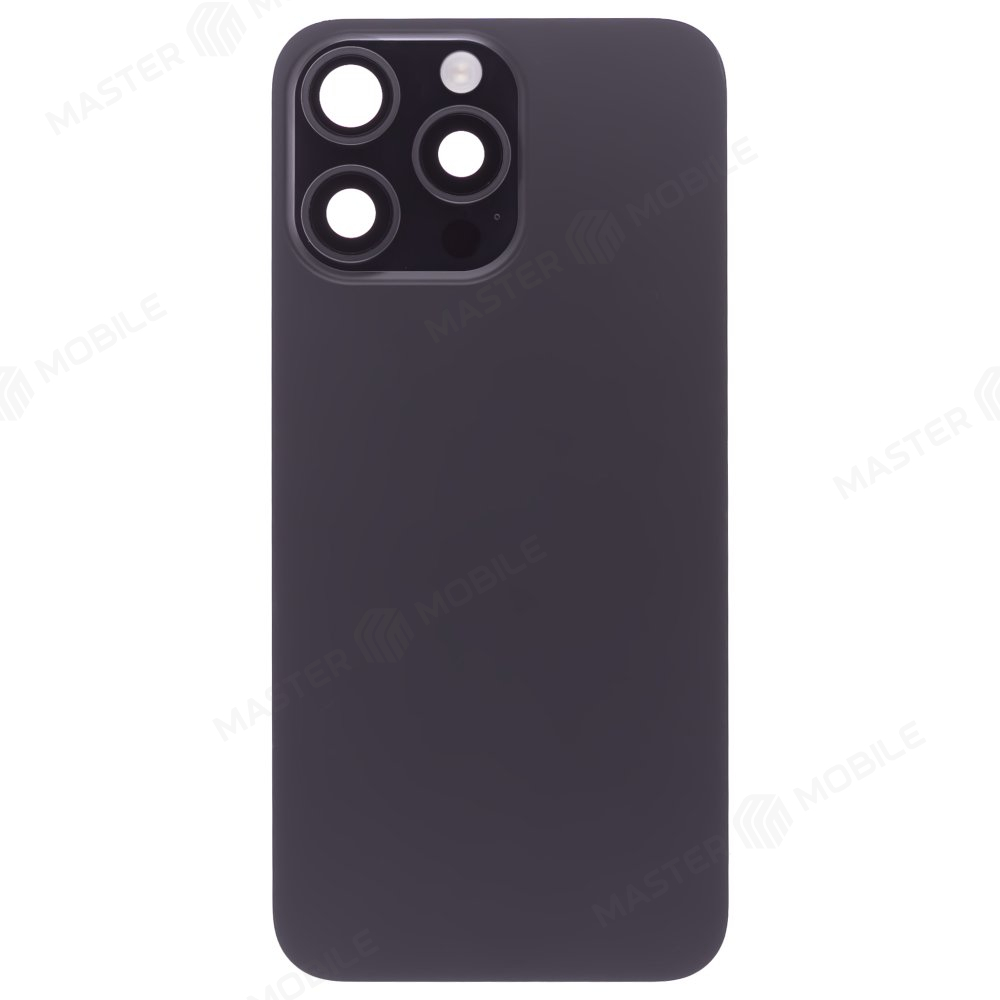 Задняя крышка для Apple iPhone 15 Pro Max (черный) (в сборе) (ORIG100) (Снятый) (возможен дефект ЛКП)