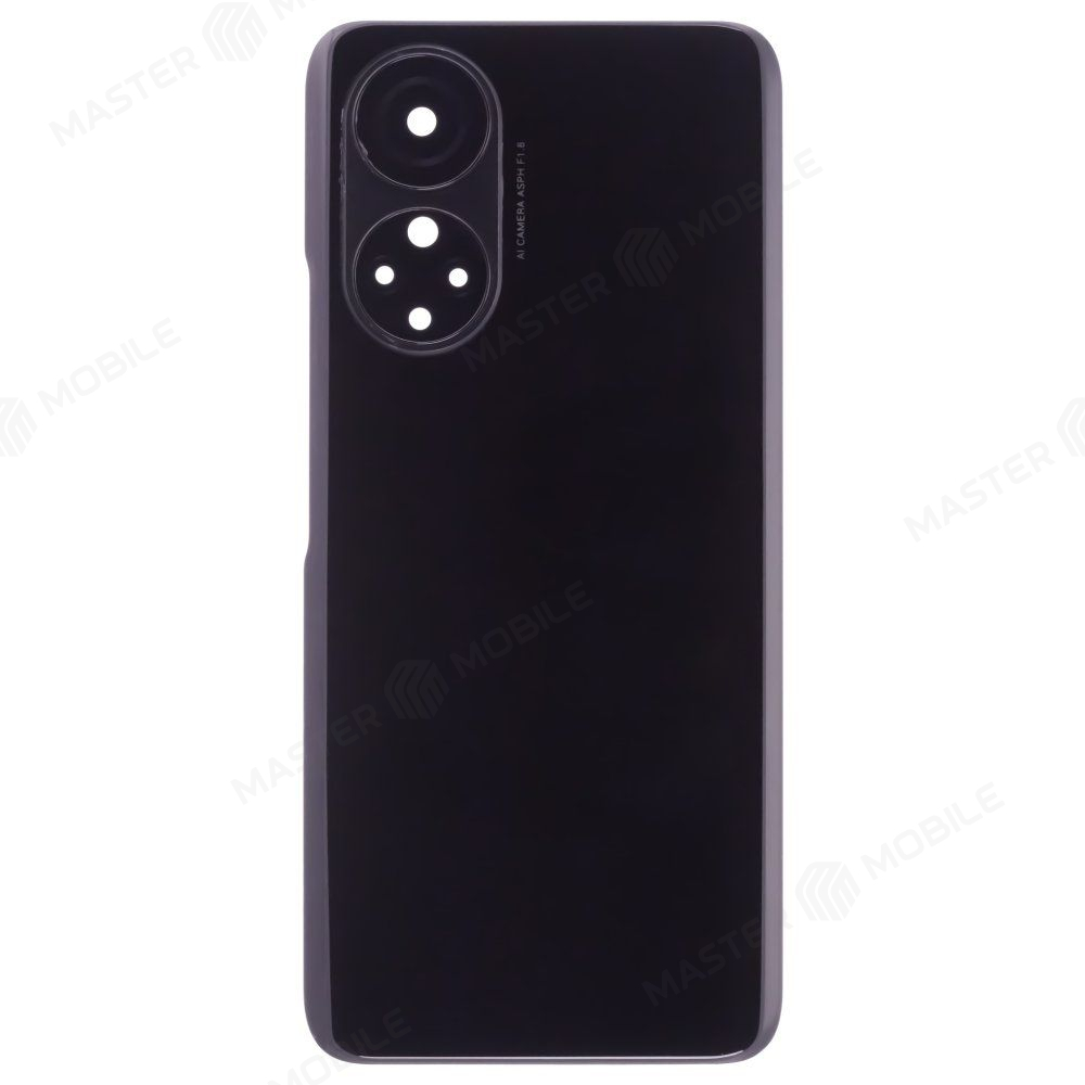 Задняя крышка для Huawei Honor X7 (CMA-LX1) (черный) (в сборе со стеклом камеры)