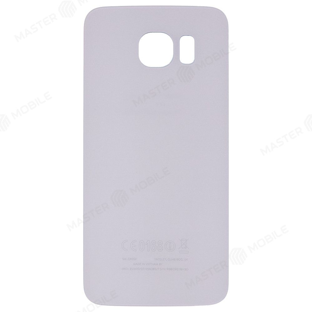 Задняя крышка для Samsung G920 Galaxy S6 (белый)