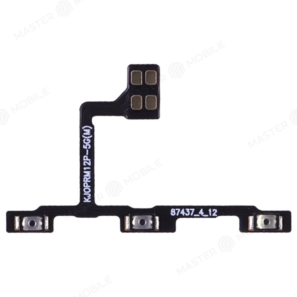Шлейф для Realme 12 Pro (RMX3842) / 12 Pro+ (RMX3840) с комп. (на кнопку включения и кнопки громкости)
