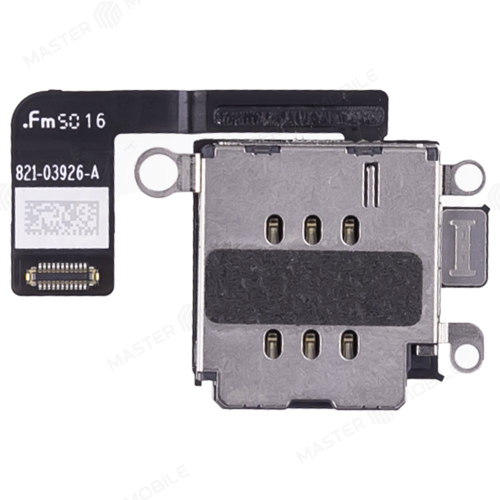Шлейф для Apple iPhone 14 / iPhone 14 Plus / iPhone 16E с комп. + разъем SIM (1 SIM Version) (ORIG100)