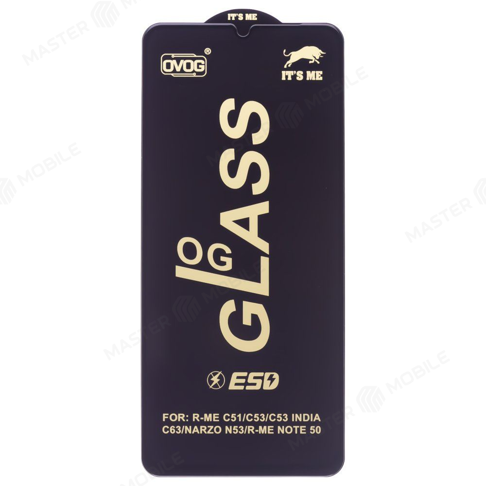 Защитное стекло OG Glass для Realme C53 (RMX3760) (черный)