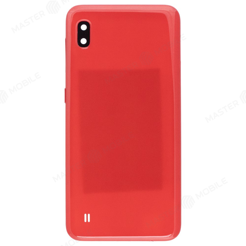 Задняя крышка для Samsung A105 Galaxy A10 (красный) (в сборе со стеклом камеры)