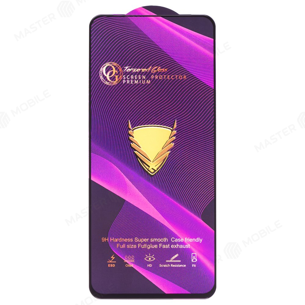 Защитное стекло OG Glass (3 в 1) для Huawei Honor 90 Lite (CRT-NX1) / Honor X8a (CRT-LX1) (черный)