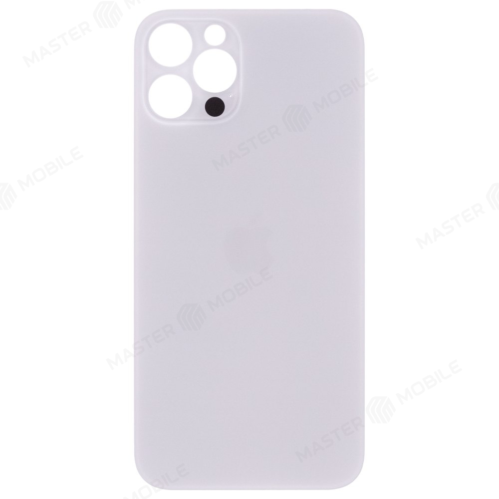 Задняя крышка для Apple iPhone 12 Pro (белый) (с широким отверстием) (Premium)