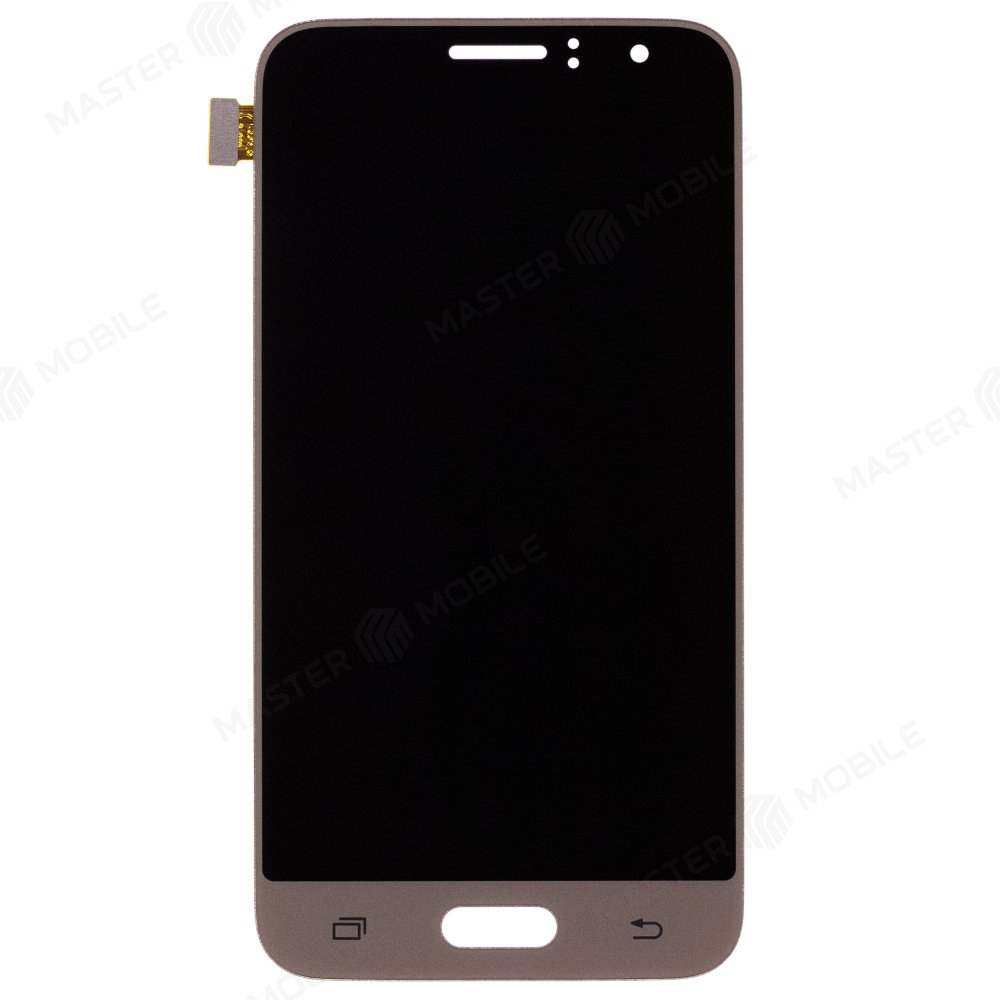 Дисплей для Samsung J120 Galaxy J1 (2016) (в сборе с тачскрином) (золотистый) (OLED)