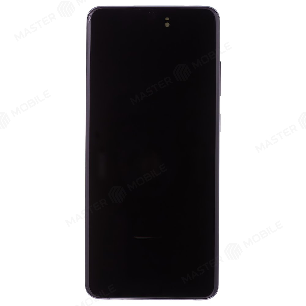 Дисплей для Samsung G988 Galaxy S20 Ultra + тачскрин (черный) (в рамке) (ORIG100) (возможен дефект ЛКП)