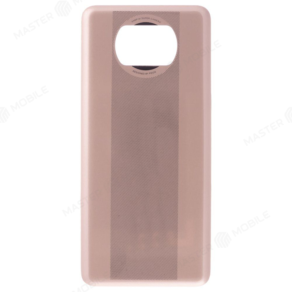 Задняя крышка для Xiaomi Poco X3 / Poco X3 NFC (M2007J20CG) / Poco X3 Pro (M2102J20SG) (бронзовый)
