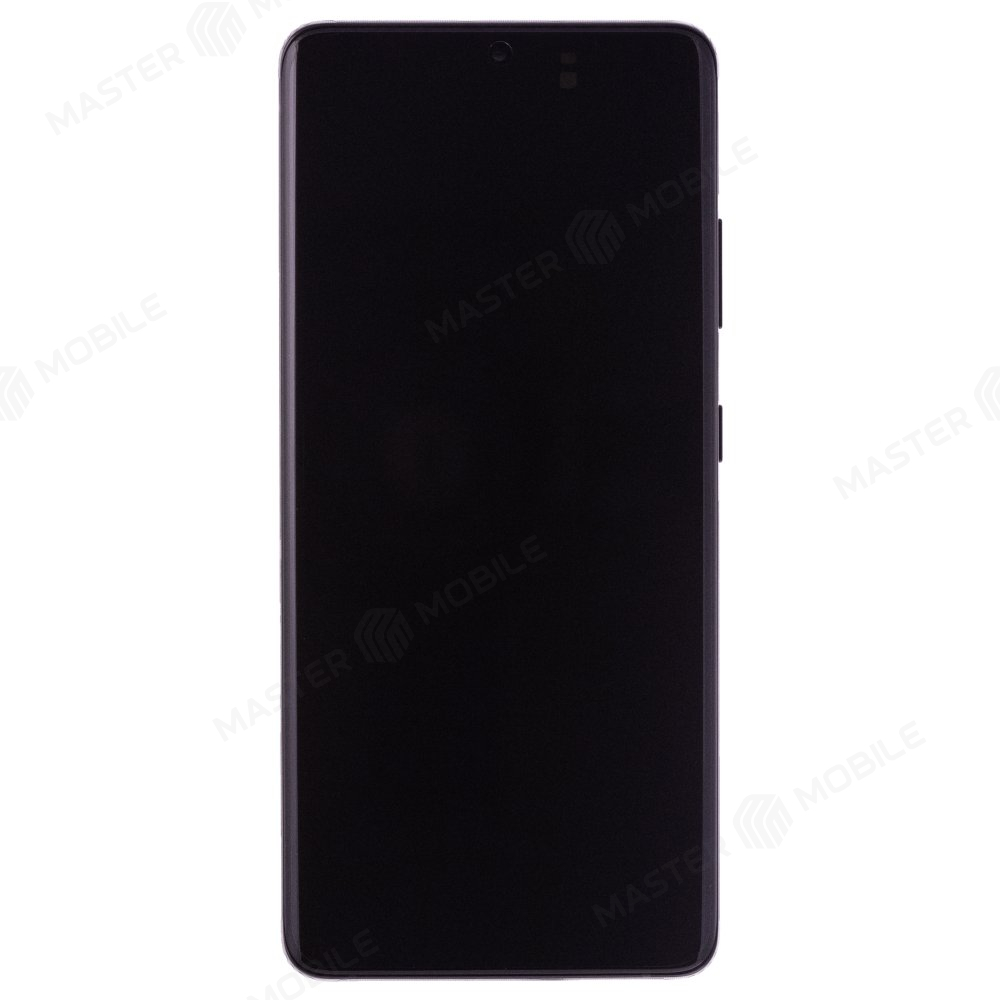 Дисплей для Samsung G998 Galaxy S21 Ultra + тачскрин (черный) (в рамке) (ORIG100) (возможен дефект ЛКП)