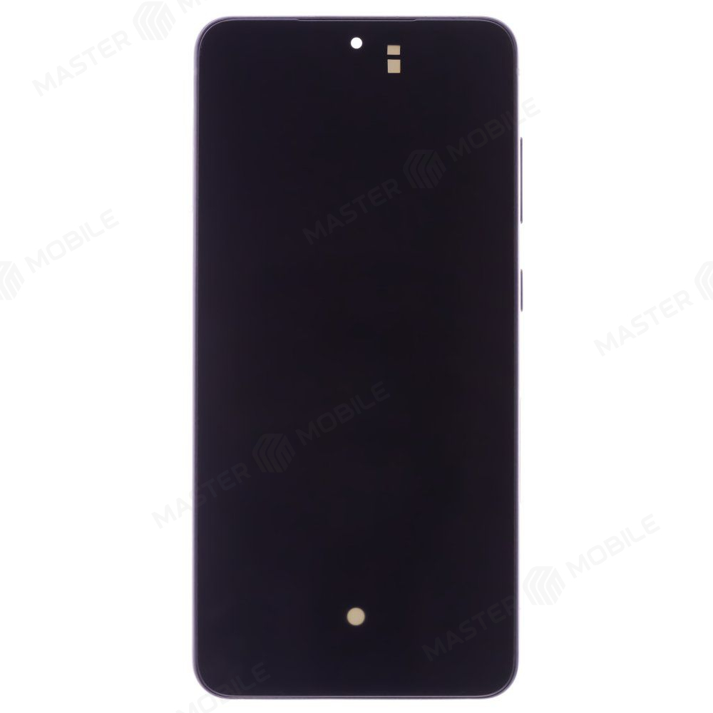 Дисплей для Samsung G990 Galaxy S21 FE + тачскрин (черный) (в рамке) (OLED) (Full Size)