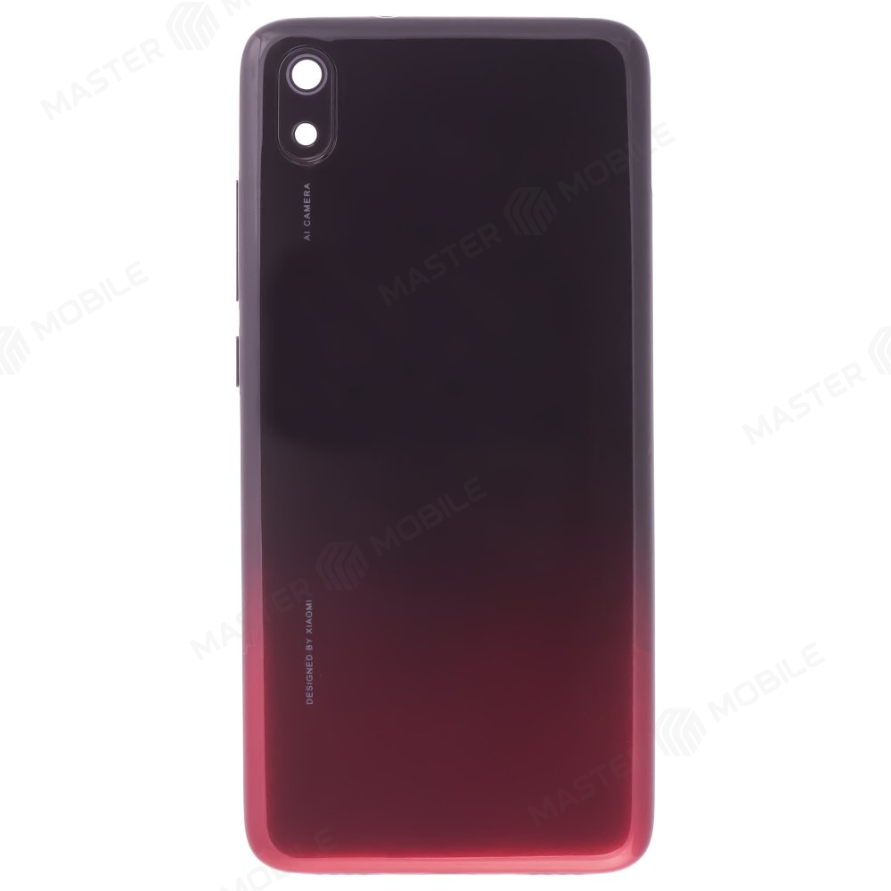 Задняя крышка для Xiaomi Redmi 7A (M1903C3EG) (красный) (в сборе со стеклом камеры)