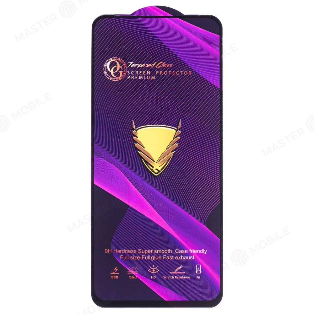 Защитное стекло OG Glass (3 в 1) для Realme C75 (RMX3941) (черный)
