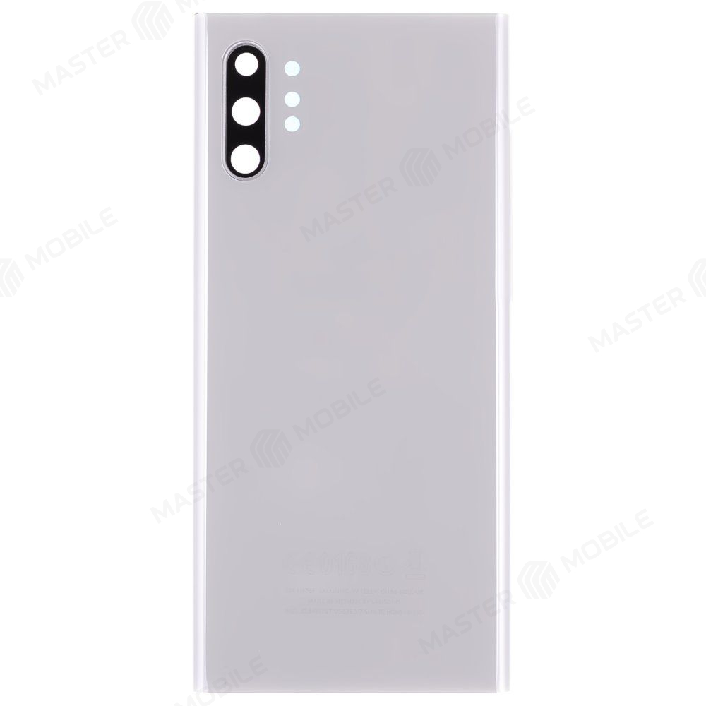 Задняя крышка для Samsung N975 Galaxy Note 10+ / N976 Galaxy Note 10+ 5G (белый) (в сборе со стеклом камеры)