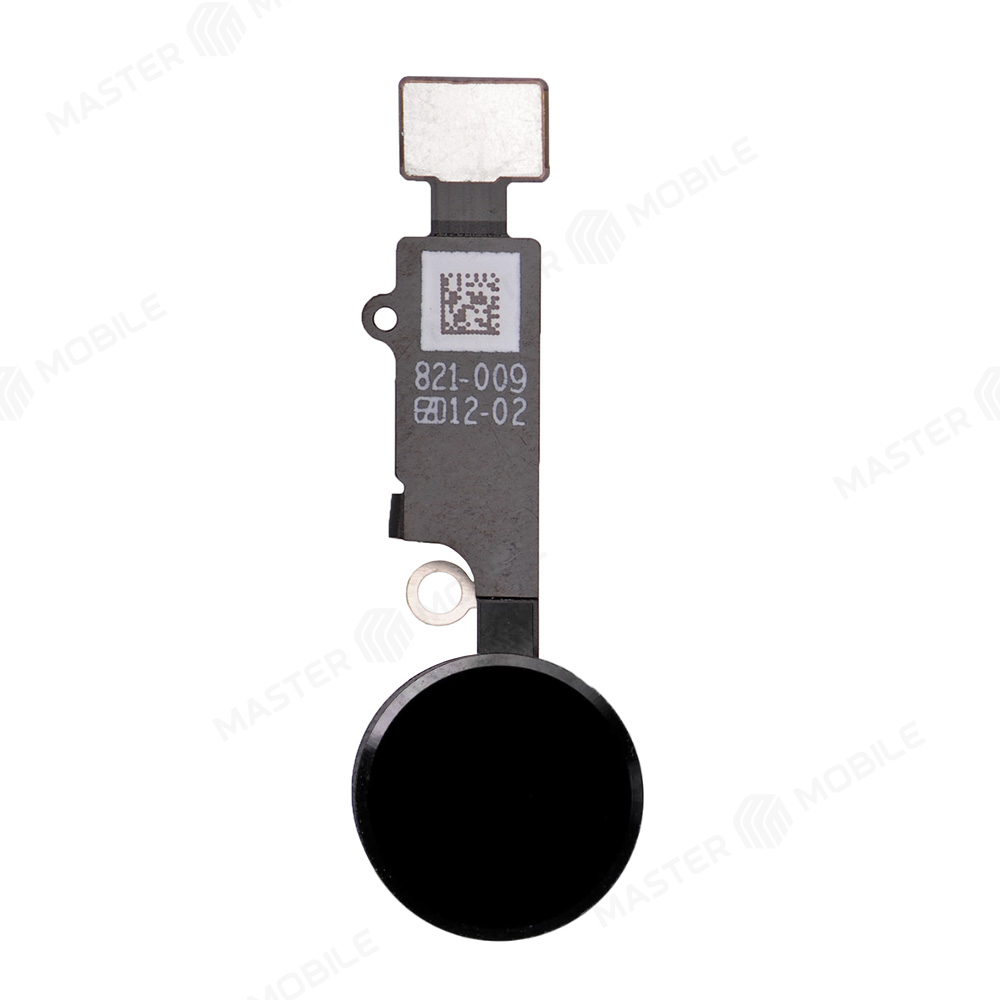 Кнопка (заглушка) Home для Apple iPhone 7 / iPhone 7 Plus / iPhone 8 / iPhone 8 Plus (в сборе) (черный)