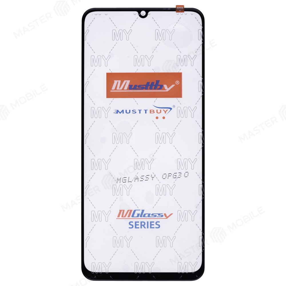 Стекло модуля для Realme C51 (RMX3830) / C53 (RMX3760) + OCA (черный) (Musttby)