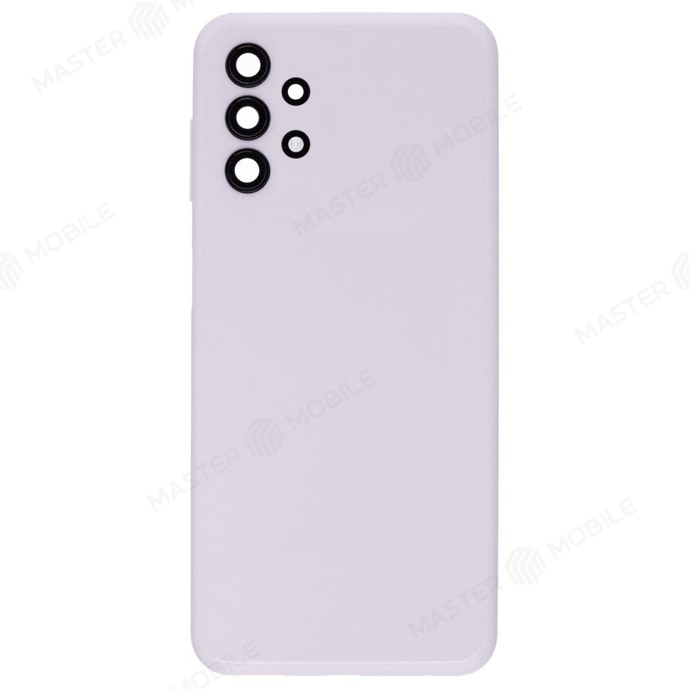 Задняя крышка для Samsung A135 Galaxy A13 (белый) (в сборе со стеклом камеры)