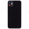 Задняя крышка для Apple iPhone 11 (черный) (в сборе со стеклом камеры) (Premium) фото №1