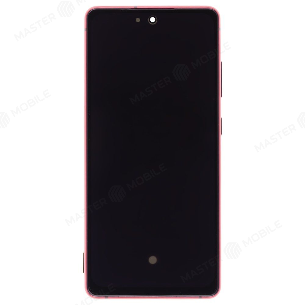 Дисплей для Samsung G780 Galaxy S20 FE + тачскрин (красный) (в рамке) (OLED) (Full Size)
