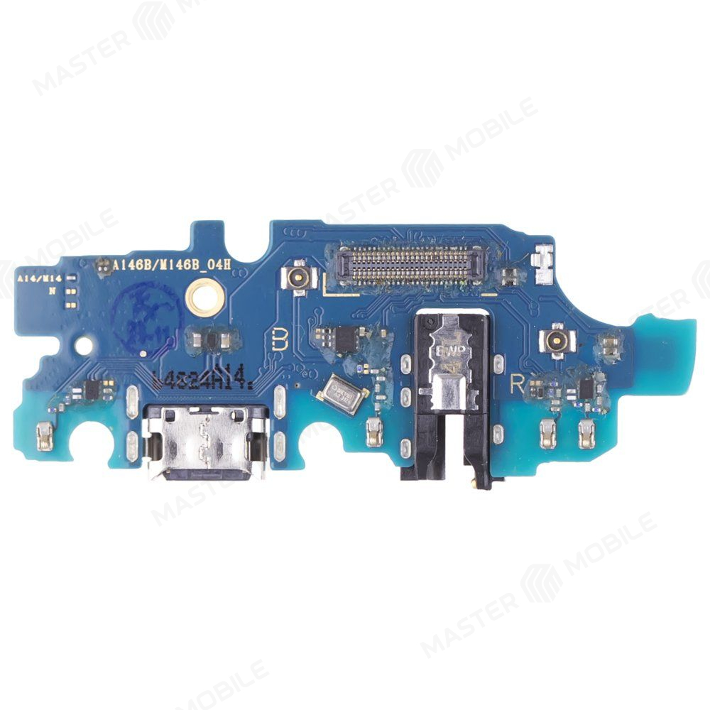 Нижняя плата для Samsung A146B Galaxy A14 5G / M146B Galaxy M14 5G с комп. + разъем зарядки + микрофон (ORIG100)