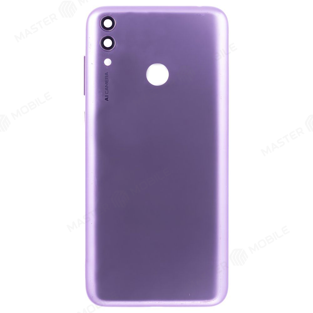 Задняя крышка для Huawei Honor 8C (BKK-AL10) (фиолетовый) (в сборе со стеклом камеры)