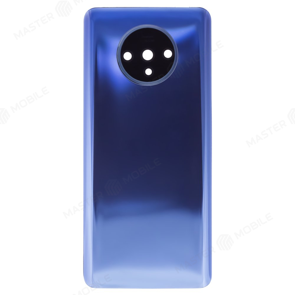 Задняя крышка для OnePlus 7T (синий) (в сборе со стеклом камеры)