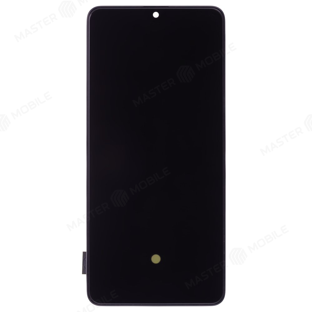 Дисплей для Samsung A415 Galaxy A41 (в сборе с тачскрином) (черный) (в рамке) (OLED)