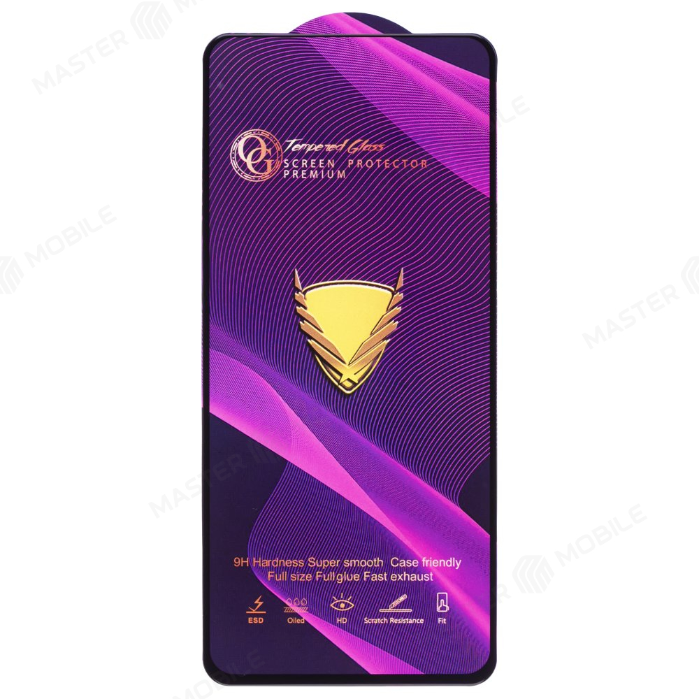 Защитное стекло OG Glass (3 в 1) для Tecno Pova 6 Pro 5G (LI9) (черный)