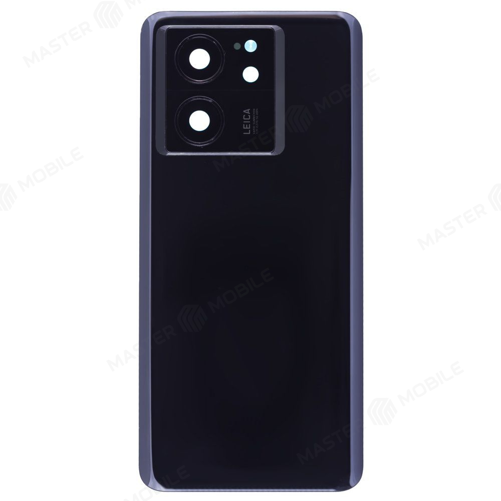 Задняя крышка для Xiaomi 13T (2306EPN60G) / 13T Pro (23078PND5G) (черный) (в сборе со стеклом камеры)