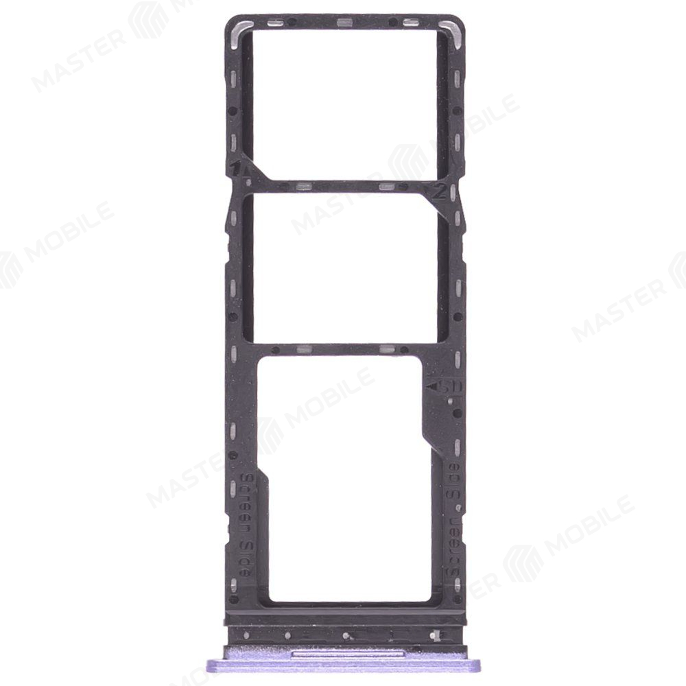Держатель сим-карты для Tecno Spark 8C (KG5N) (фиолетовый)