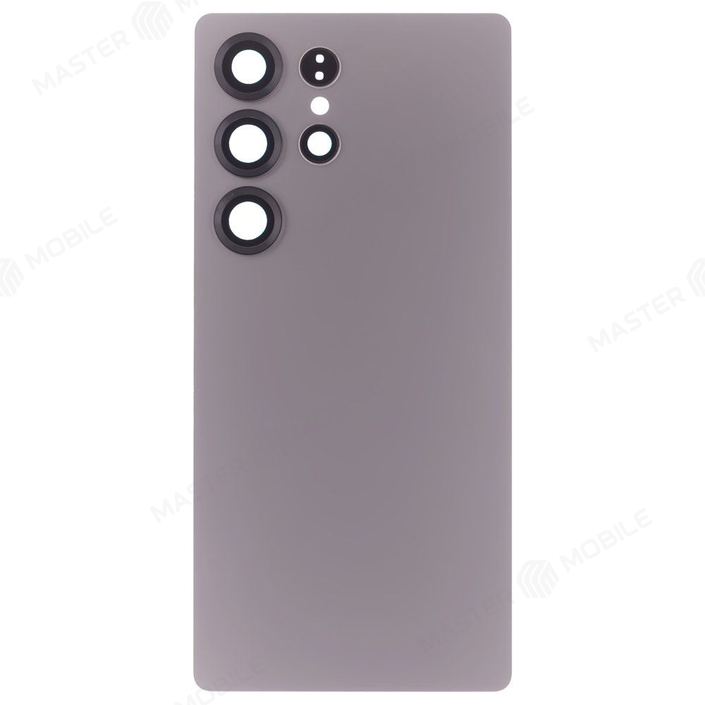 Задняя крышка для Samsung S938 Galaxy S25 Ultra (серый) (в сборе со стеклом камеры) (ORIG100)