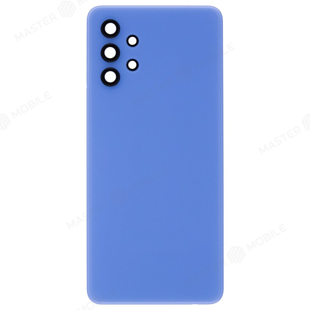 Задняя крышка для Samsung A325 Galaxy A32 (голубой) (в сборе со стеклом камеры)