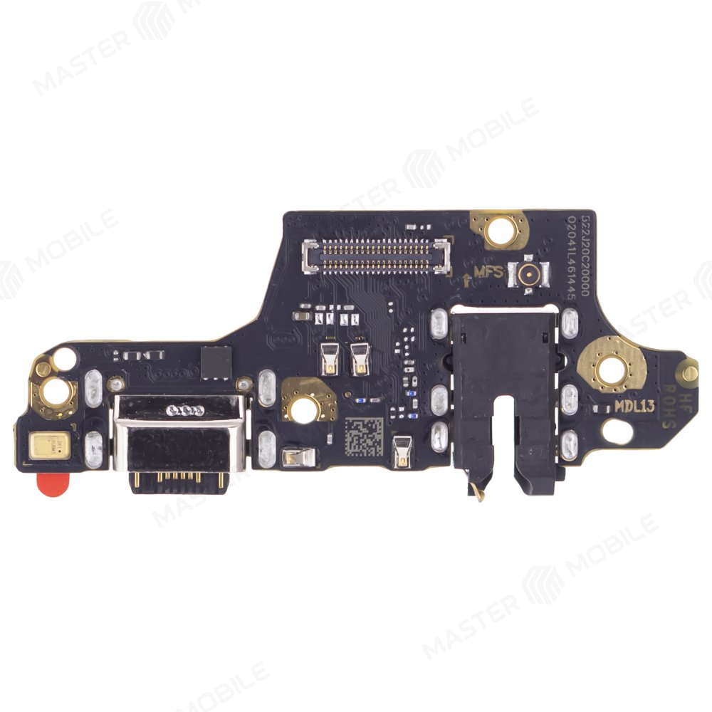Нижняя плата для Xiaomi Poco X3 / Poco X3 NFC (M2007J20CG) / Poco X3 Pro (M2102J20SG) с комп. + разъем зарядки + микрофон (ORIG100)