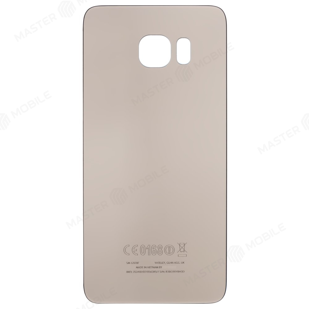 Задняя крышка для Samsung G928 Galaxy S6 Edge+/G928 Galaxy S6 Edge+ Duos (золотистый)