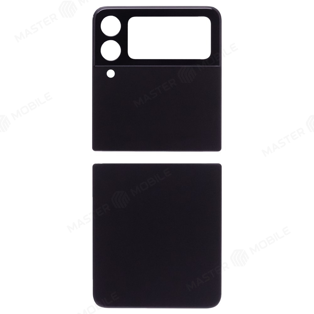 Задняя крышка для Samsung F711 Galaxy Z Flip 3 (серый) (комплект)
