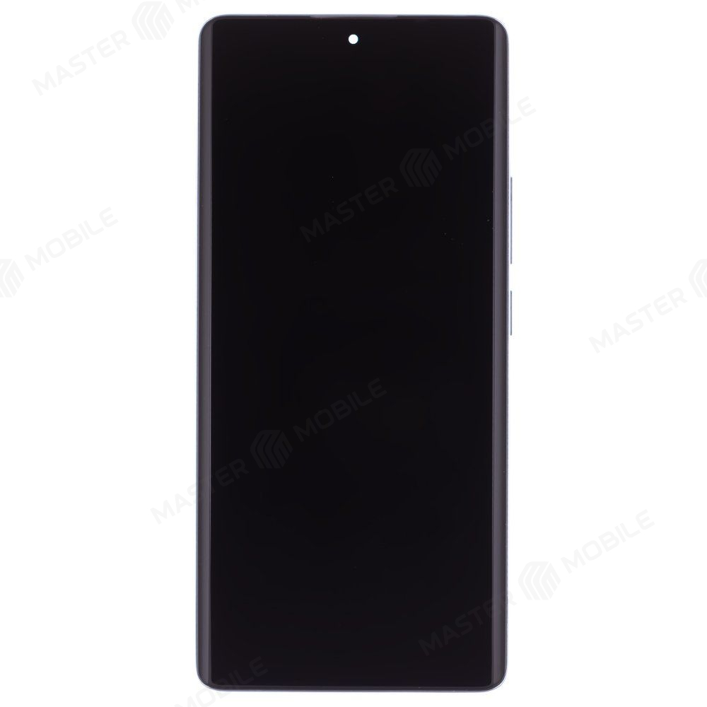 Дисплей для Xiaomi Redmi Note 14 Pro 4G (24116RACCG) + тачскрин (синий) (в рамке) (ORIG100) (SP)